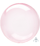 18" Crystal Clearz Dark Pink Balloon