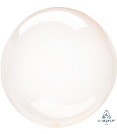 18" Crystal Clearz Orange Balloon