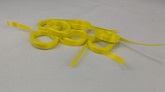 Yellow Precut Ribbon Length 7.3 Feet (100 Per Bag)