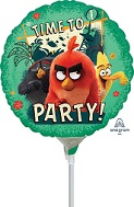 9" Airfill Only Angry Birds 2 Foil Balloon