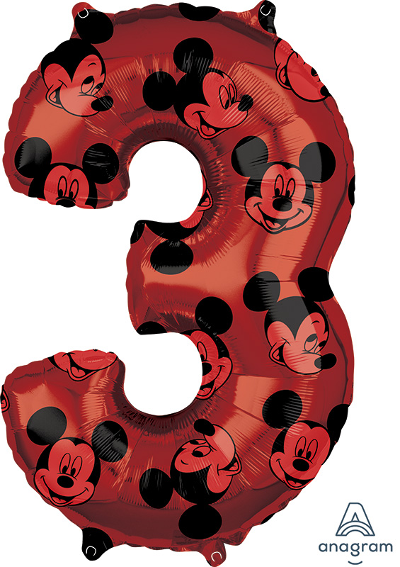 Disney Mickey Mouse SuperShape Jumbo Birthday Balloon 31" Party Favor Supplies 