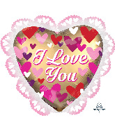 23" Intricates Satin Infused Love You Gold Foil Balloon