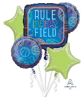Birthday Baller Bouquet Foil Balloon