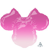 28" Minnie Mouse Forever Ombré SuperShape Foil Balloon
