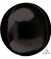 21" Jumbo Black Orbz Foil Balloon