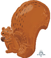 20" Squirrel Standard Shape Foil Balloon