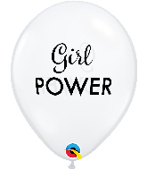 11" Clear (50 Per Bag) Simply Girl Power Latex Balloons