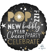 18" Celebrate the New Years Foil Balloon