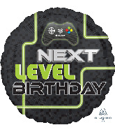 18" Level Up Birthday Foil Balloon