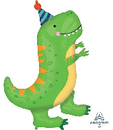 34" Jumbo Dinomite T-Rex Foil Balloon