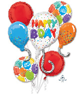 Bouquet Birthday Celebration Foil Balloon
