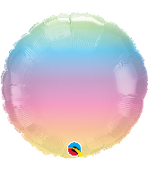 18" Pastel Ombre Foil Balloon