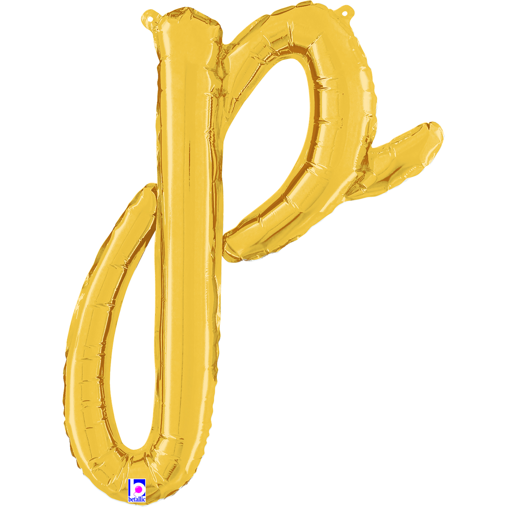 Party Script Gold Foil Balloon Self Sealing Air Filled only 83cm x 22cm