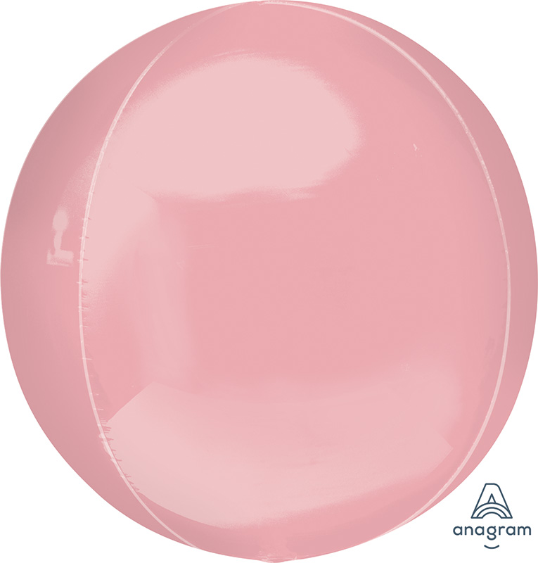 16" Orbz XL Orbz Pastel Pink Foil Balloon