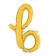 Party Script Gold Foil Balloon Self Sealing Air Filled only 83cm x 22cm