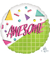 18" Awesome Party Foil Balloon