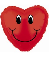 4" Airfill Smiley Face Heart M95