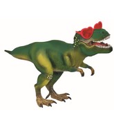 12" Airfill Only Dino With Heart Glasses Foil Balloon