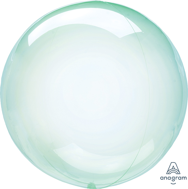 11" Crystal Clearz Petite Green Crystal Clearz Balloon