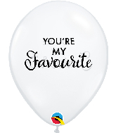 11" Latex Balloons Clear (50 Per Bag) Simply You're My Favourite