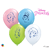 5" Princess Faces Latex Balloons (100 Per Bag)