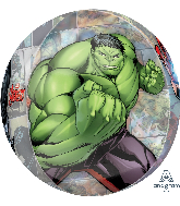 16" Avengers Marvel Powers Unite Orbz Clear Foil Balloon