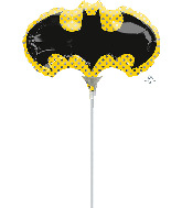 Airfill Only Mini Shape Batman Foil Balloon