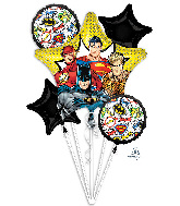 Bouquet Justice League Foil Balloon