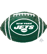 17" NFL Football New York Jets Team Colors Standard XL Foil Balloon