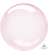 11" Crystal Clearz Petite Dark Pink Crystal Clearz Balloon