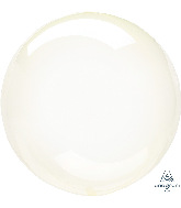 11" Crystal Clearz Petite Yellow Crystal Clearz Balloon