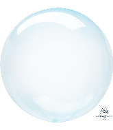 11" Crystal Clearz Petite Blue Crystal Clearz Balloon