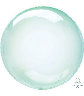11" Crystal Clearz Petite Green Crystal Clearz Balloon