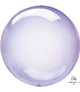 11" Crystal Clearz Petite Purple Crystal Clearz Balloon