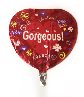 18" Gorgeous Fun Icon Foil Balloon