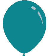 18" Deco Turquoise Decomex Latex Balloons (25 Per Bag)