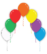 9" Assorted Colors Decomex Latex Balloons (100 Per Bag)