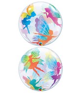 22" Magical Fairies & Sparkles Bubble Balloon
