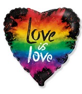 18" Love is Love Foil Balloon