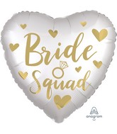 18" Satin Bride Squad Foil Balloon