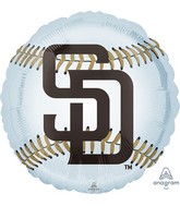18" San Diego Padres Foil Balloon
