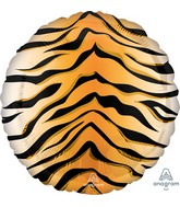 18" Tiger Print Animalz Foil Balloon