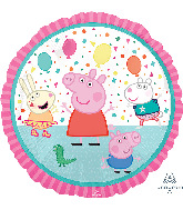 18" Peppa Pig Foil Balloon