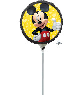 4" Airfill Only Mickey Mouse Forever Foil Balloon