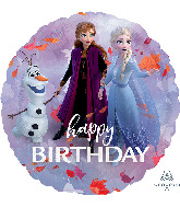 18" Frozen 2 Happy Birthday Foil Balloon