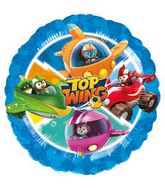 18" Standard Top Wing Foil Balloon Circle