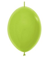 12" LINK-O-LOON (50 pcs/bag) Neon Green Latex Balloons