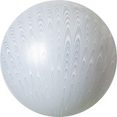 18" Peacock Balloon Latex Balloon Silver (5 Count)