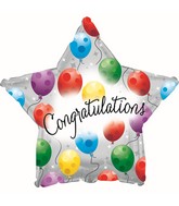 17" Congratulations Twinkling N Balloon
