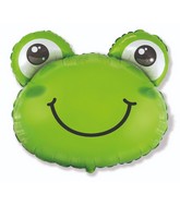 27" Frog Head Foil Balloon
